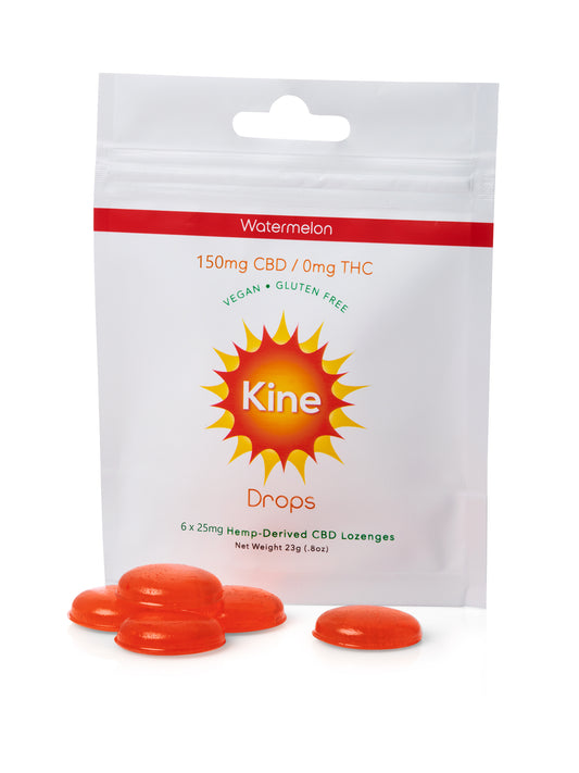 Watermelon CBD Drops - 25mg Lozenges (150mg/500mg)