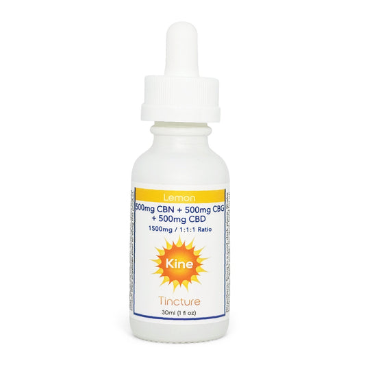 Lemon CBN/CBG/CBD Tincture - 1:1:1 Ratio (1500mg/3000mg)