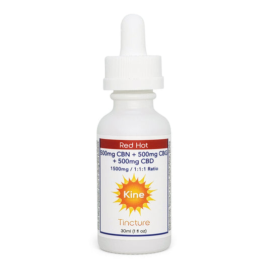 Red Hot (Cinnamon) CBN/CBG/CBD Tincture - 1:1:1 Ratio (1500mg/3000mg)